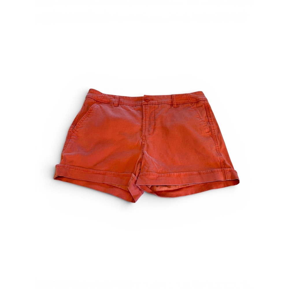 Liverpool Women's Bright Coral/Red-Orange Casual Chino Summer Shorts 12/31